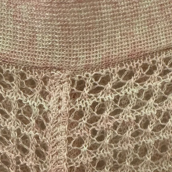 All Saints Soft Pink Open-Knit Sweater - Picture 4 of 9